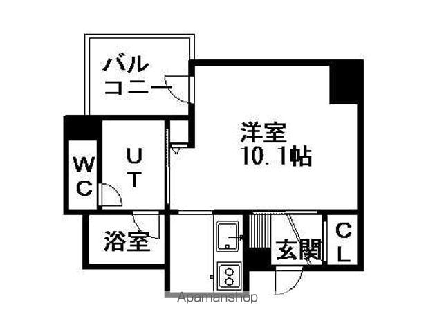 レジディア南一条イーストの間取り写真