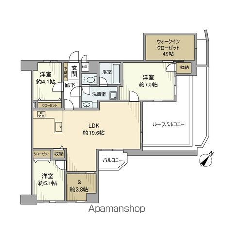 コスモ西巣鴨の間取り写真