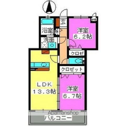 ルーチェ博多南の間取り写真