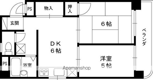 ハイコート甲子園の間取り写真