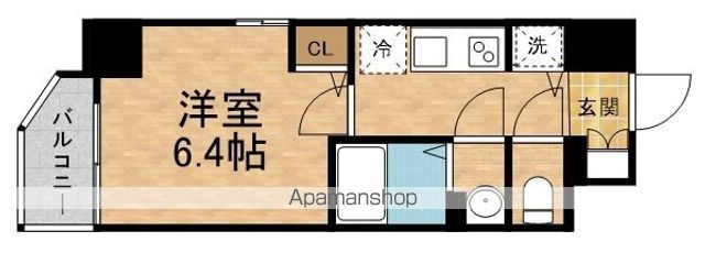 ESLEAD京橋WESTの間取り写真