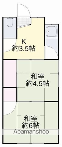 ことぶき荘 A棟の間取り写真
