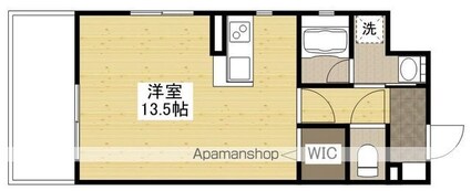 サムティレジデンス平和大通り[1R/34.42m2]の間取図