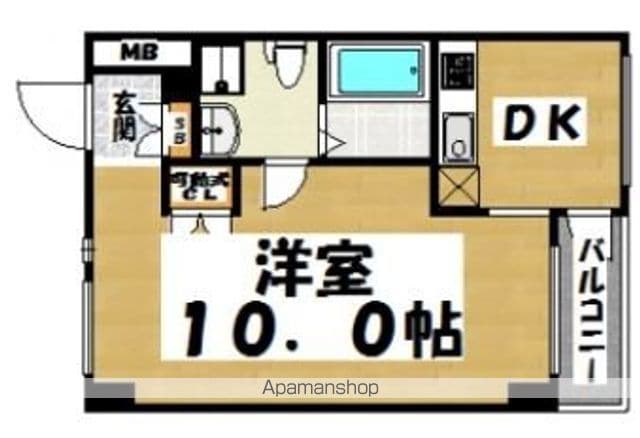 KDXレジデンス西新の間取り写真
