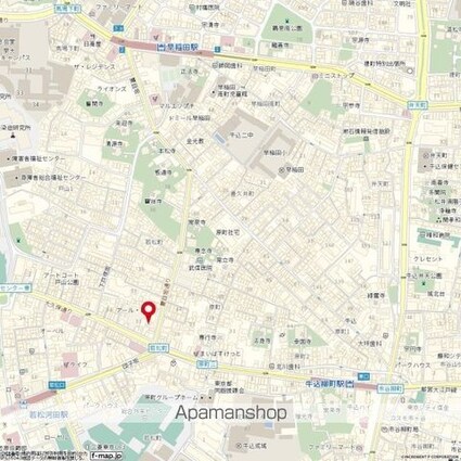 東京都新宿区若松町[1K/20.66m2]の周辺
