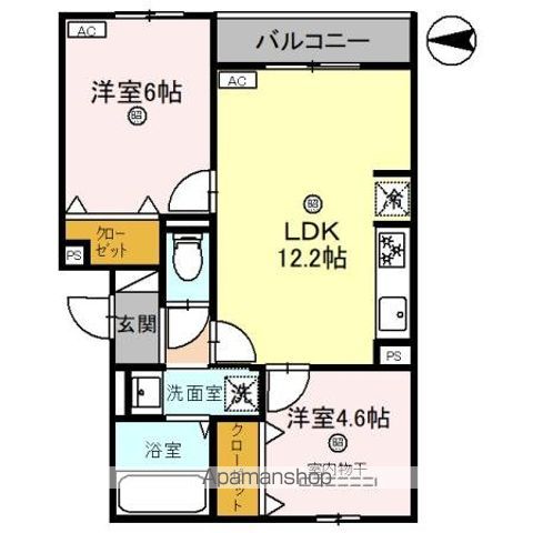 LA MAISON青木町Iの間取り写真