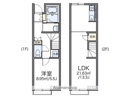 レオネクスト梅の里Ⅱ[1LDK/46.94m2]の外観3