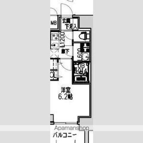 ARCOBALENO OSAKA FUSEの間取り写真