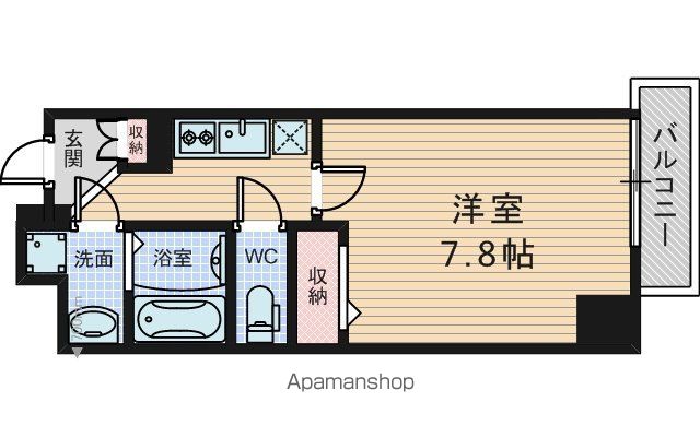 THE RESIDENCE Sの間取り写真
