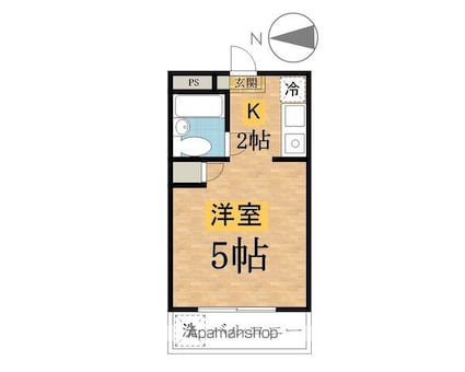 第３エコーマンション[1K/16m2]の間取図