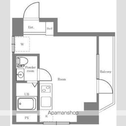 日興パレス三番町[1R/20.17m2]の間取図