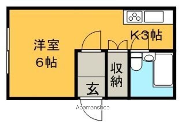 コーポ清明の間取り写真