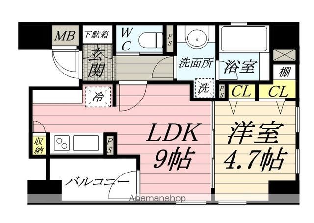 コンフォリア三田ノースの間取り写真