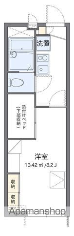 レオパレス小郡南の間取り写真