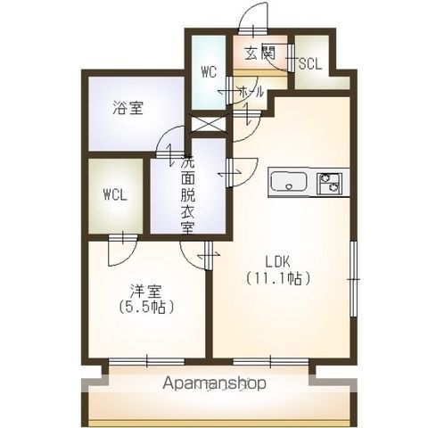 オクト川端町の間取り写真