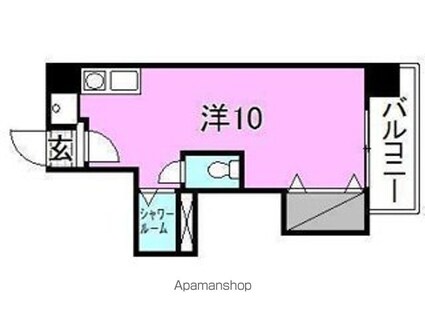 ＫＢコート萱町[1R/21.42m2]の間取図