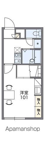 レオパレス北緯43度の間取り写真
