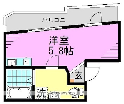シャッツクヴェレ高円寺北[1R/16.51m2]の間取図