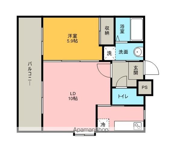 サヴォイテンジンクォーターの間取り写真