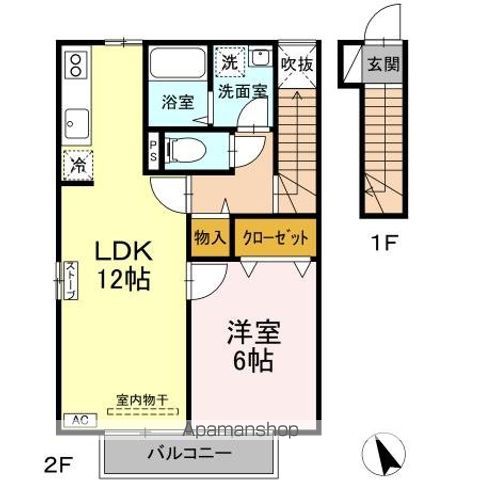 セジュールブランシェ Cの間取り写真