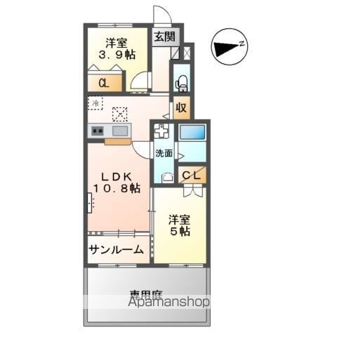 PLAINE掛尾の間取り写真
