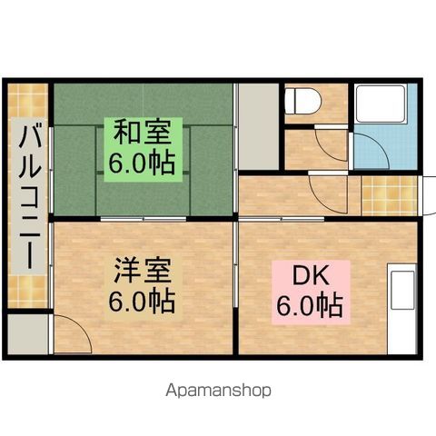 フジヒロハイツの間取り写真
