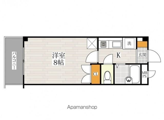 竹下駅前ＥＮハイツの間取り