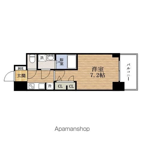 S−RESIDENCE阿波座BOUNCYの間取り写真