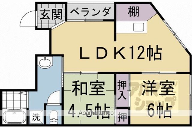 KMビルの間取り写真