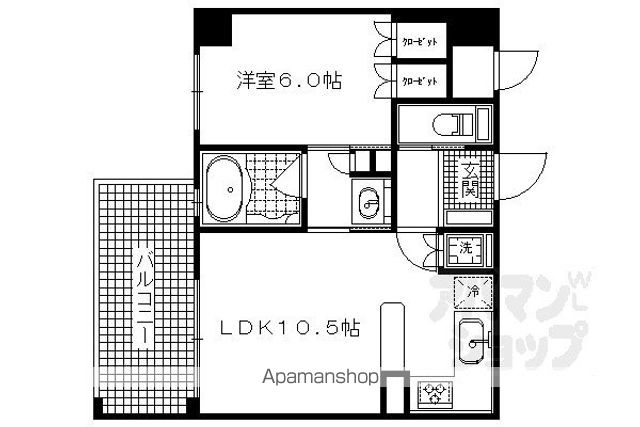 リーガル京都御所東の間取り写真