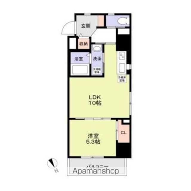 Ｆｅｌｉｃｅ　Ｐｒｅｎｄｒｅ[1LDK/40.02m2]の間取図