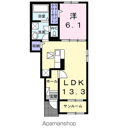 同じ建物の物件間取り写真 - ID:208009383161