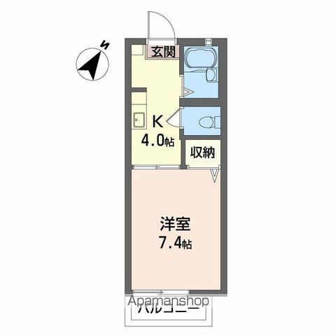 フォーレストヒルズ A棟の間取り写真