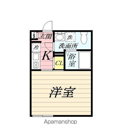 アベニール大和の間取り写真