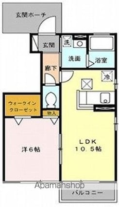 コンフォールダイワ[1LDK/39.52m2]の間取図