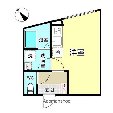 【中野区沼袋のマンションの間取り】