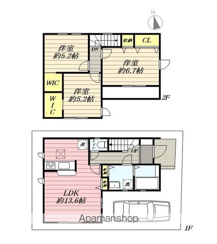 【練馬区大泉学園町の戸建ての間取り】