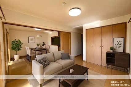 ベルプリュネルⅡ[2LDK/61.51m2]のリビング・居間