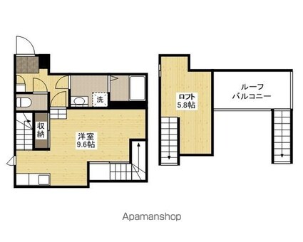 Ｍａｉｓｏｎｅｔｉｃ　平和記念公園[1R/29.54m2]の間取図
