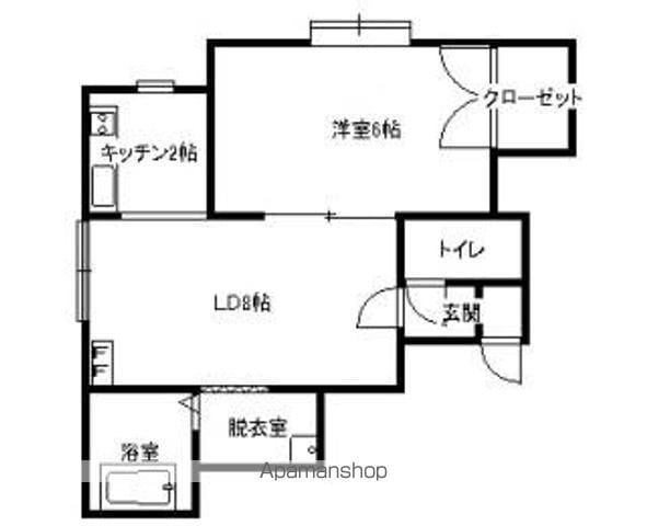 ヌーベルヴァーグ伏古の間取り写真