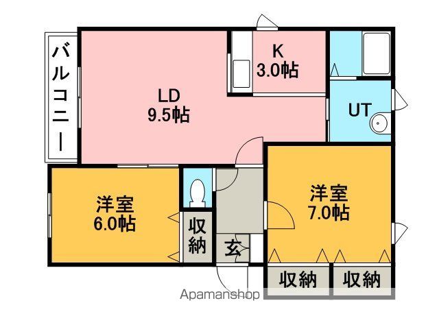 ラヴニールの間取り写真
