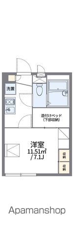 和歌山市北新博労町のアパートの間取り