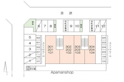 エクセル太田南[1R/49.52m2]の配置図