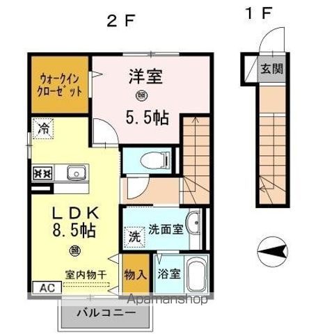 ファミーユの間取り写真