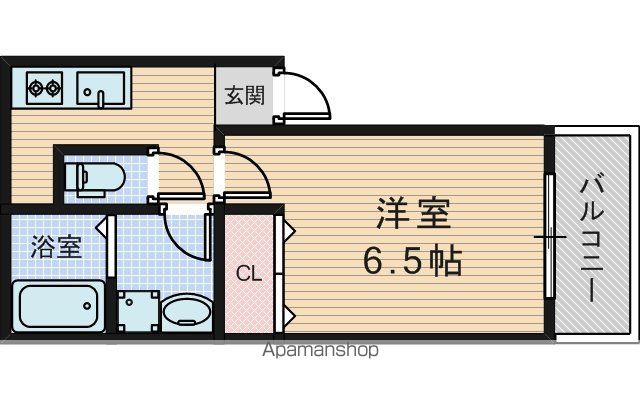 シナジーコート十三東の間取り写真