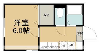 Ｔ・Ｋハイツ[1K/21.53m2]の間取図