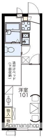 レオパレス津田山手の間取り写真