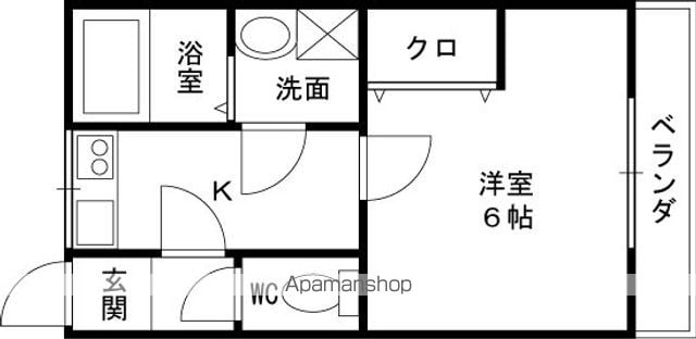 富士屋マンションの間取り写真