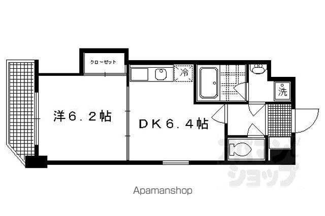 十四軒町マンションの間取り写真