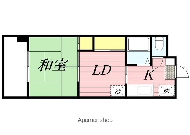 プレアール高松東[2K/29.16m2]の間取図